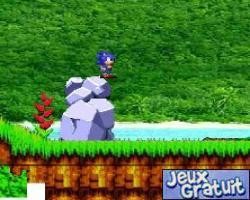 Sonic in angel island est un jeu de plateforme.  sonic, votre fidèle petit hérisson bleu doit parcourir les niveaux en récupérant les anneaux dor, en sautant sur les ennemis. a la fin du niveau il devra affronter le docteur robotnik. pour le diriger, utilisez les touches directionnelles et pour sauter la barre despace. pour permettre à sonic de se mettre en boule et rouler, la flèche du bas et droite ou gauche simultanément.