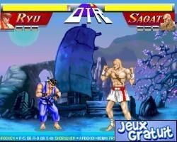 Ce street fighter en flash met en scène un combat entre ryu et sagat. utilisez les touches a, s et d pour donner des coups de poings et les touches z, x et c pour les coups de pieds.
combinez vos attaques pour des coups spéciaux, et sortez vainqueurs du match !