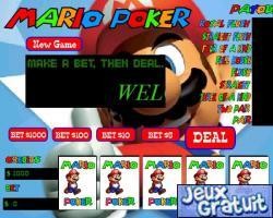 Mario Video Poker