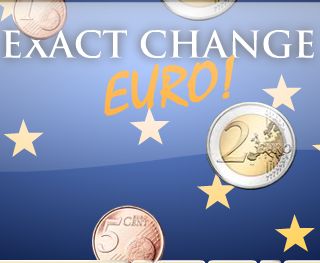 exact change: euros!
