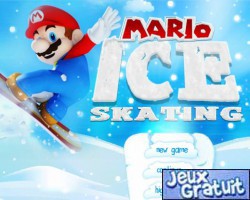 Mario Ice Skating