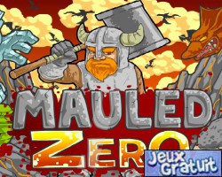 Mauled zero est un jeu de stratégie du type tower defense dans lequel vous devez défendre votre château contre des hordes de monstres de toutes sortes. pour le défendre, vous allez placer des guerriers capables d'invoquer les éléments afin de causer un maximum de dégâts aux envahisseurs. il y a les guerriers de feu, capables de causer des dégâts par zone, ceux qui manipulent le poison, ceux qui tirent très rapidement avec de la foudre ou encore ceux qui manipulent la glace. vous pouvez aussi invoquer un guerrier imposant qui vous aidera pendant 30 secondes avant de disparaître. ce jeu se joue avec la souris. 