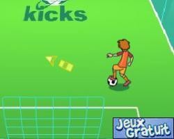 Dans ce jeu de sport, vous devez marquez plus de buts que votre adversaire tout en l'empêchant d'en marquer.
pour courir,bougez votre souris dans tous les sens, pour shooter, cliquez, vous pouvez bloquer le ballon en maintenant le clic et relâcher pour tirer. aidez vous des murs pour faire rebondir le ballon.
certains bonus vont apparaître sur les murs , envoyez le ballon dessus pour les activer:

rouge: balle rapide
jaune: balle lent
vert: le ballon passe par un mur et sort par le mur opposé
bleu:le but est plus grand donc plus facile à marquer
orange: le but est réduit
blanc: un gardien apparaît pour vous aider.
la partie se fait en deux manches de 2 minutes chacune.
