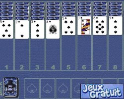 Un jeu de spider solitaire. formez des suite de même couleur du roi a l'as en superposant les cartes. 3 niveau de difficulté croissant. le design reste quand même plus sympa que la version de windows ;)