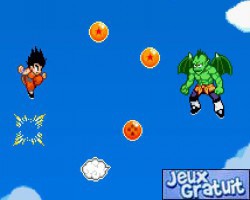 Dans ce jeu, vous incarnez le héros bien connue du manga dragon ball, sangoku.
le but est de grimper le plus haut possible en sautant de boule de cristal en boule de cristal, à l'aide des flèches directionnelles. attention tout de même aux monstres.
il ne me reste plus qu'à vous souhaiter une bonne ascensions !