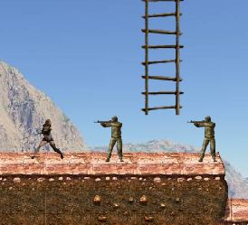 Bonjour!choisissez entre deux soldats d'élite,thug ou mage et partez affronter les ennemis.utilisez les fléches du clavier pour vous déplacer,la barre espace pour sauter et la souris pour viser et tirer ( vous pouvez tirer également en appuyant sur la touche shift ).la fléche du haut vous permet d'activer le mode évasion ce qui vous permet de vous rendre invisible.n'hésitez pas à changer d'armes en appuyant sur les touches de 1 à 5 en utilisant la molette de la souris.animation superbe et décores exotiques,bref un trés bon jeu d'action à découvrir de toute urgence!bon jeu à tous..