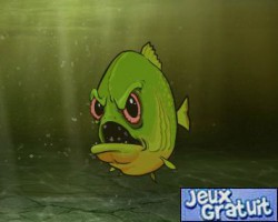 Ce jeu se joue avec la souris,dans ce jeu vous devez nourrir un piranha avec des êtres humains.vous devez cogner leurs bateaux pour qu'ils se retrouvent à l'eau,et là vous pourrez faire un carnage.vous allez couler les bateaux jusqu'à ce que votre soif (faim) soit apaisée.une fois les bateaux coulés,faites du mal aux pauvres passagers.améliorez également votre poisson au fur et à mesure du jeu.