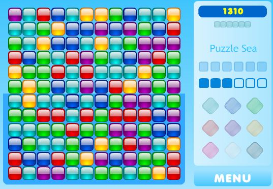 Pour le jeu linyca,le but est d'éliminer le plus de carrés possibles pour gagner des points.cliquez avec la souris sur au moins deux carrés de même couleur pour en éliminer le maximum.non seulement vous gagnerez des points et accederez aux tableaux suivants pour découvrir de nouvelles couleurs.