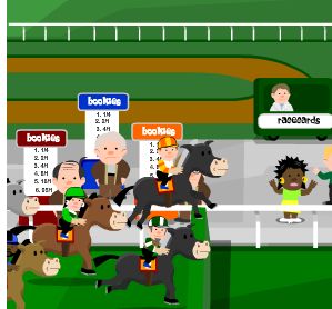 Choisissez votre cheval, son jockey, son entraîneur, etc... puis choisissez votre  course, misez, confirmez et rendez-vous en direct pour assister à la course (start) et savoir si vous avez gagné !