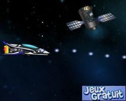 Space shoot est un jeu de tir. vous devez éliminer les satellites tout en évitant les planètes. vous pilotez votre vaisseau à l'aide de la souris et tirez avec le clic de gauche. chaque satellite abbattu rapporte 100 points . bon jeu.