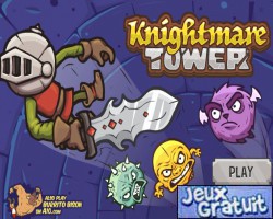 Knightmare tower est un jeu ou vous êtes un personnages et que vous devez tuer des monstre pour monter en hauteur et attention de ne pas tomber dans la lave.
ce jeux se joue avec la souris et flèche de votre clavier 